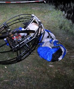 Paralotniarz wpadł do zalewu. Zmarł w szpitalu