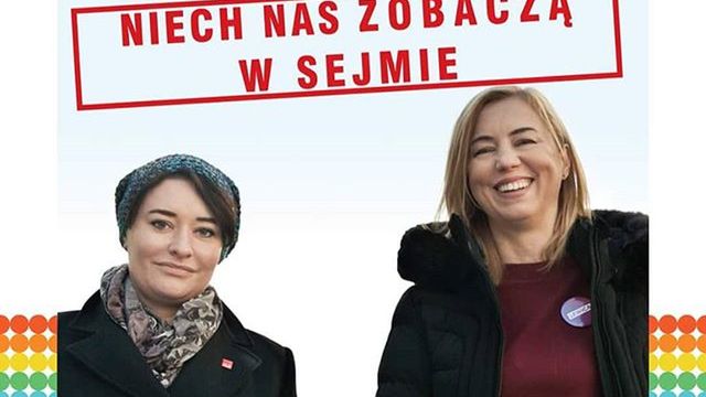 Okładka "Repliki" z fotografią posłanek Anny Marii Żukowskiej i Hanny Gill-Piątek