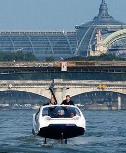 Taksówka "leci" nad wodą. Nad Sekwaną testują innowacyjny pojazd