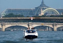 Taksówka "leci" nad wodą. Nad Sekwaną testują innowacyjny pojazd