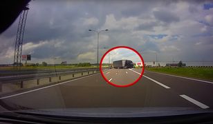 Ciężarówką jechał pod prąd na trasie ekspresowej S17