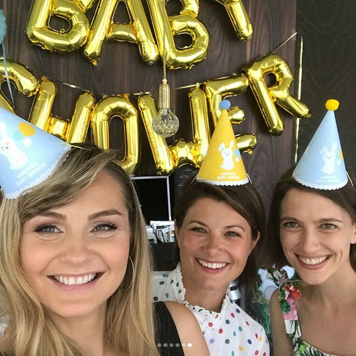 Małgorzata Socha zorganizowała baby shower. Kolor wystroju zdradza płeć dziecka