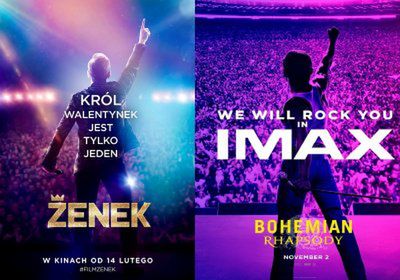 Uderzająco podobne plakaty "Zenka" i "Bohemian Rhapsody". 