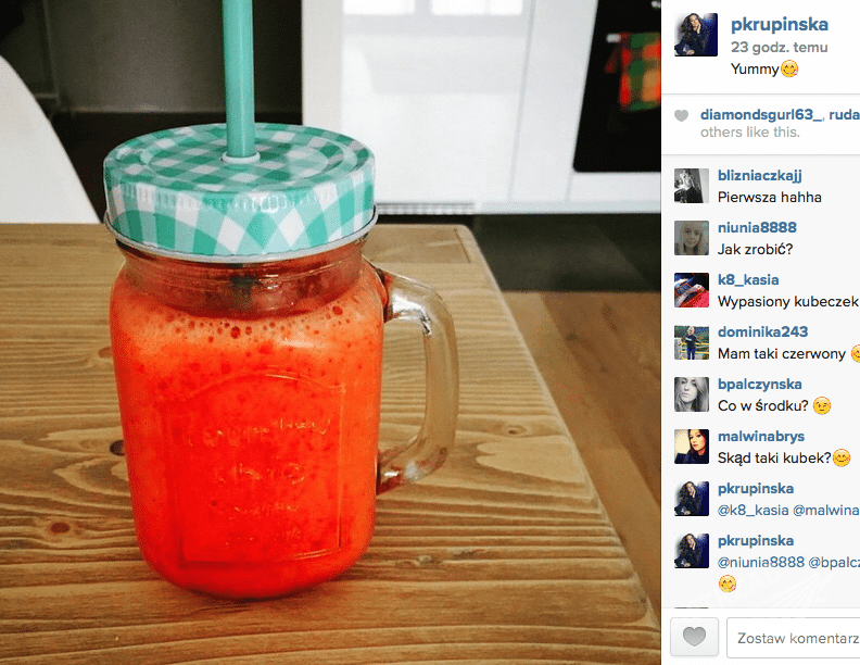 Paulina Krupińska w ciąży. Jaka jest jej dieta? Na Instagramie pokazała co je. Sok marchewkowy