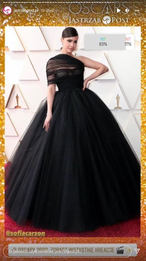 Sofia Carson. Jak poradziła sobie w sondzie? Oscary 2022