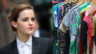 Emma Watson namawia do kupowania ubrań w second handach: "Nasze szafy wpływają na planetę"