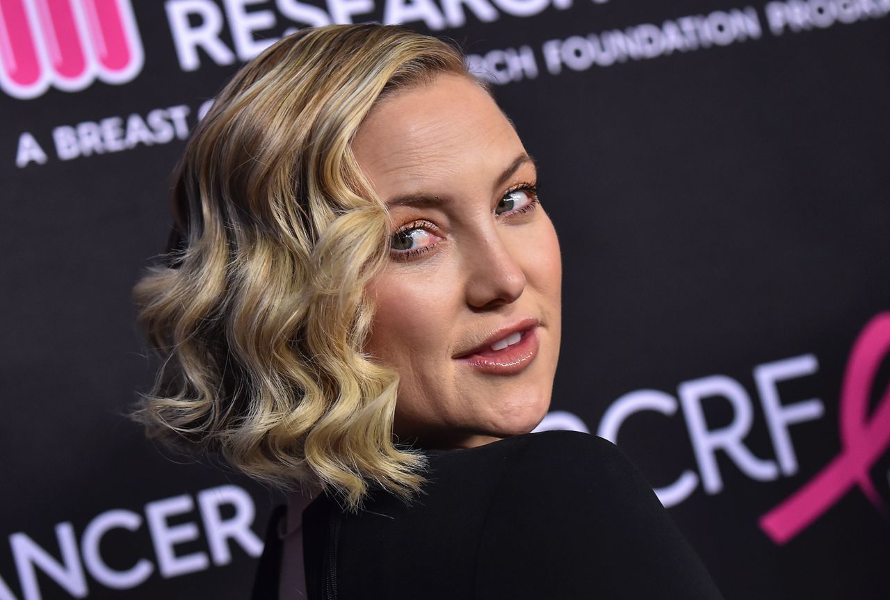 Kate Hudson z dziećmi i chłopakiem. Każda pociecha ma innego ojca