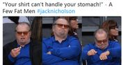 Tak źle nie wyglądał jeszcze nigdy. Jack Nicholson waży 160 kg