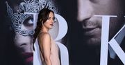 Dakota Johnson na premierze filmu "Ciemniejsza strona Greya"