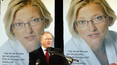 Anna Lindh na plakacie