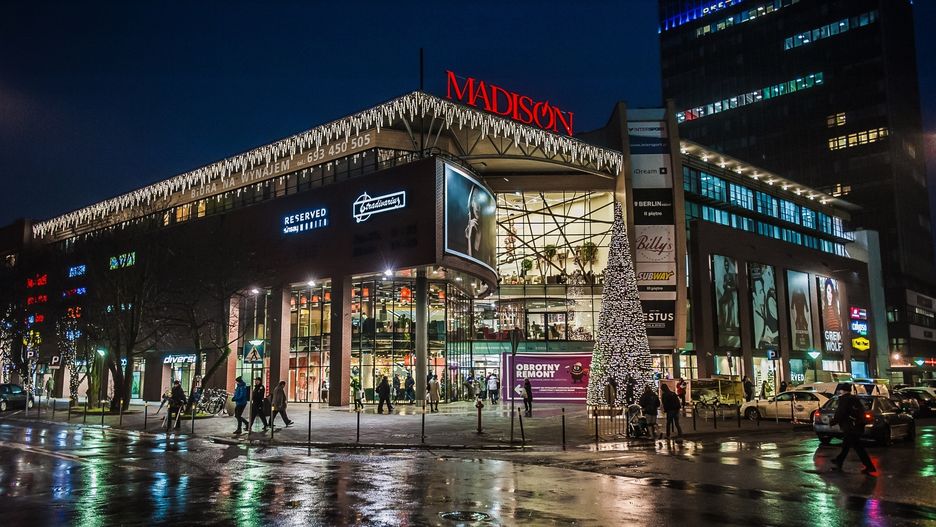 Galeria Madison jest położna w śródmieściu Gdańska