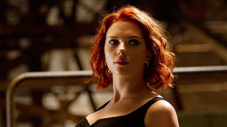 Scarlett Johansson w roli Czarnej wdowy