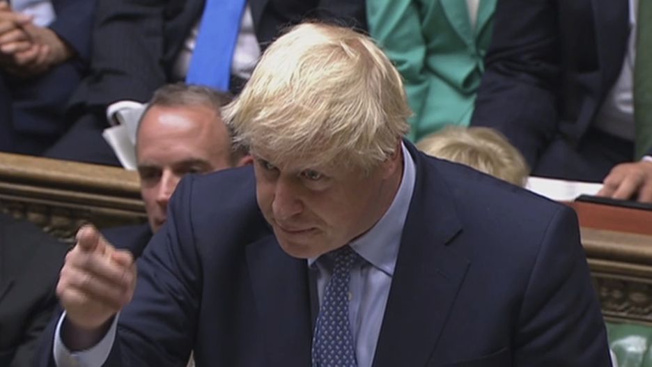 Wielka Brytania. Boris Johnson podczas obrad parlamentu (zdj. arch.)