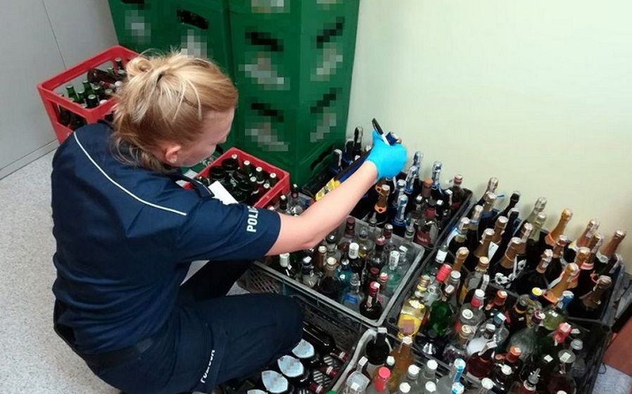 Alkohol przejęty przez policję