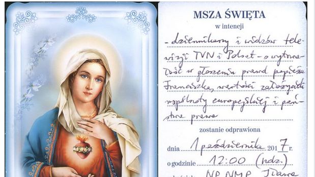 Zamówił mszę, usłyszał coś, o co nie prosił