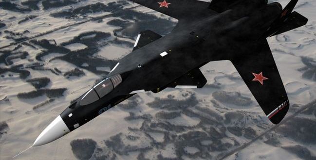 Su-47 Berkut - orzeł przedni wylądował
