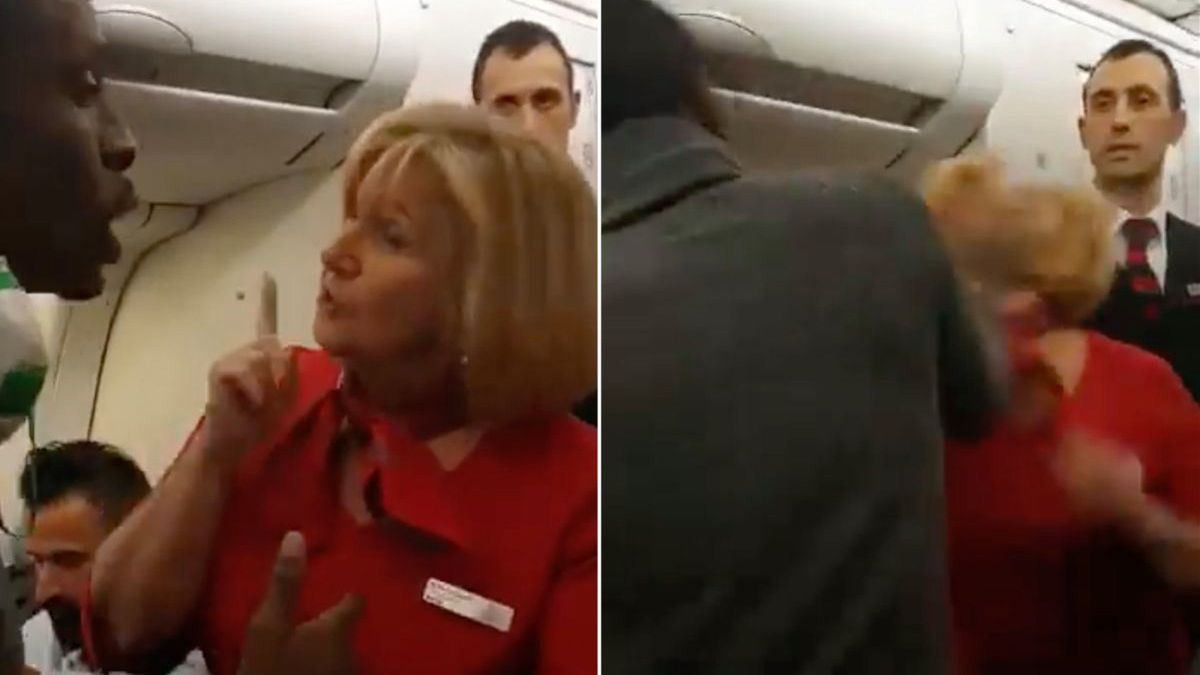 Awantura w samolocie