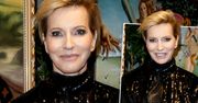 Niezrażona burzą wokół "Kurzopków" Paulina Smaszcz zadaje szyku na czerwonym dywanie. Wystylizowana na czarno wyglądała świetnie