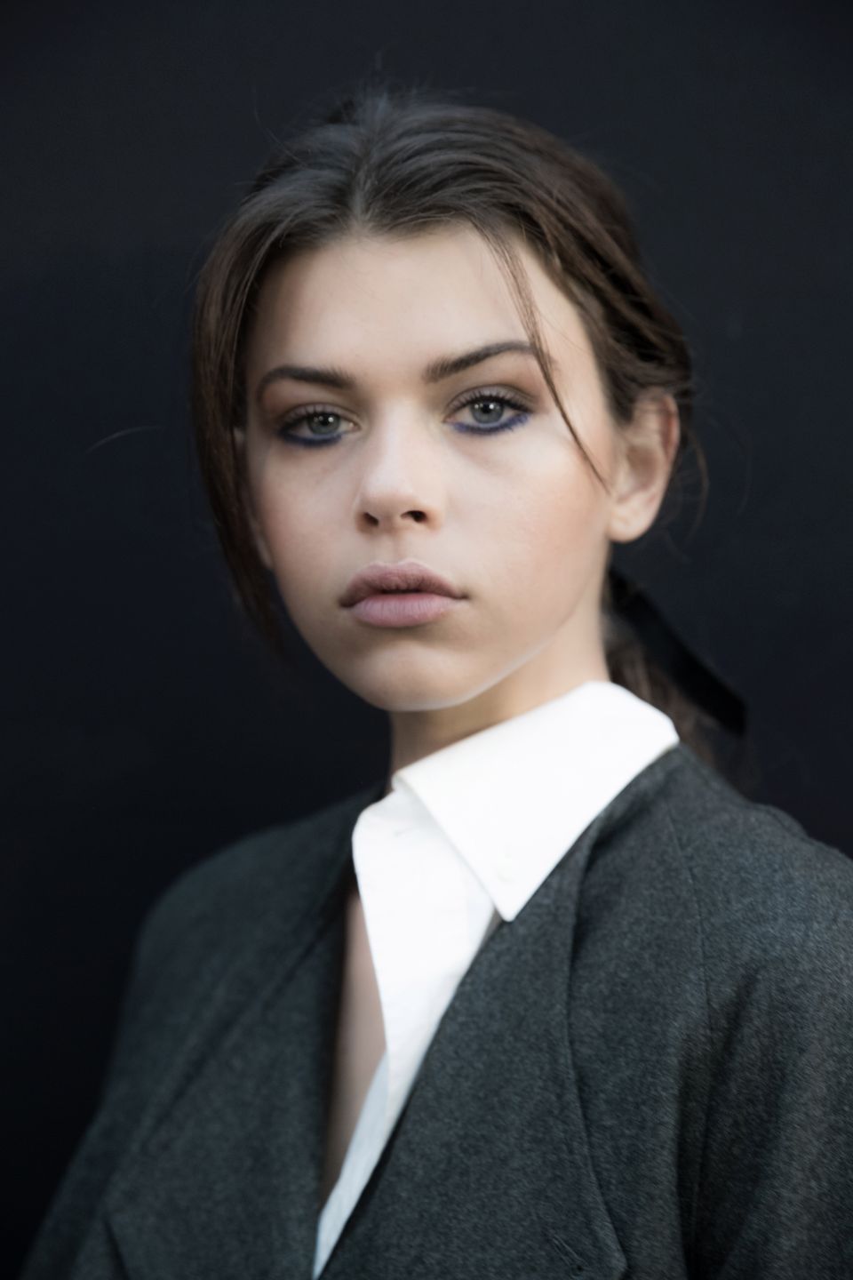 Modelka na pokazie Elie Saab jesień-zima 2018/19 
