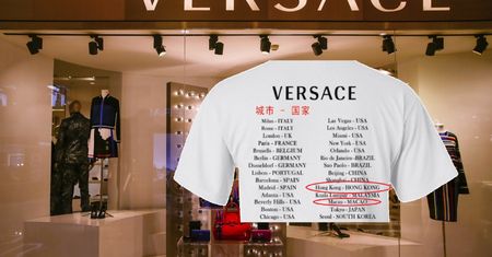 Versace przeprasza Chińczyków za kontrowersyjne koszulki