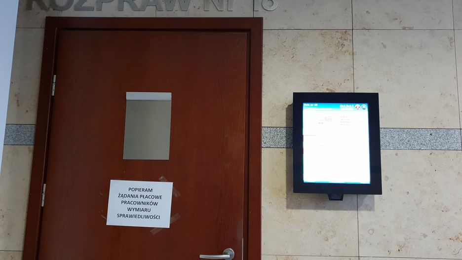 Protest pracowników sądów potrwa dwa tygodnie.