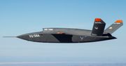 XQ-58A Valkyrie podczas testów na poligonie. Może być następcą "Żniwiarza"