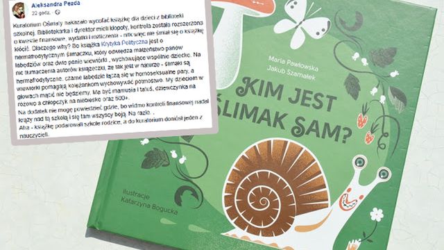 Ślimak Sam poszukuje odpowiedzi. Być może kuratorium już ją zna