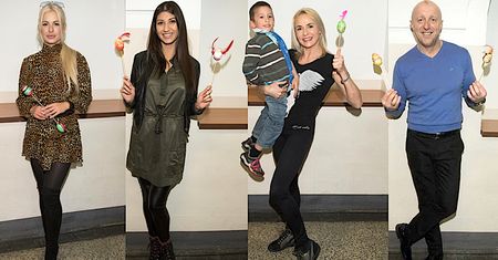 Celebryci oraz uczestnicy "Tańca z Gwiazdami" malowali z dziećmi pisanki: Paula Tumala, Kasia Vu Manh, Mariusz Węgłowski, Kamila Porczyk