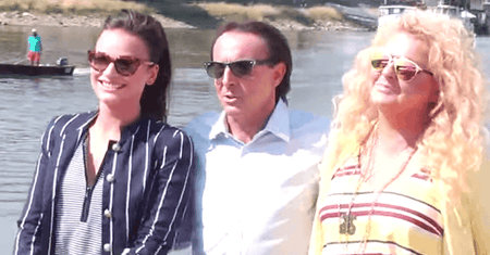 Michel Moran wyprowadził Magdę Gessler na brzeg.  Jurorzy mieli mocne wejście [wideo]