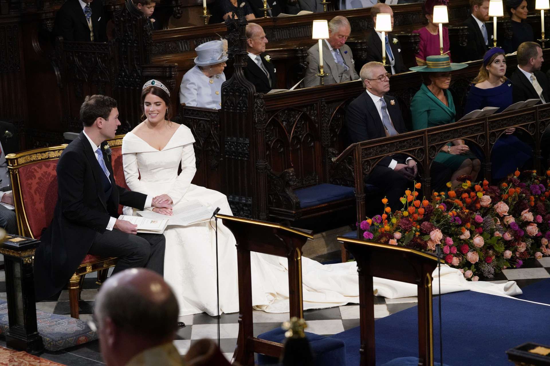 Przysięga księżniczki Eugenii i Jacka Brooksbanka