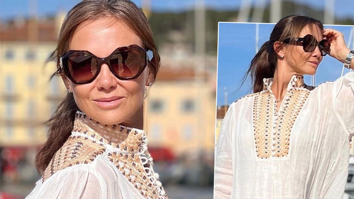 Kinga Rusin wyprzedziła wszystkie celebrytki i rozkręciła letni sezon w Saint-Tropez w pięknej stylizacji! Wylało się morze komplementów
