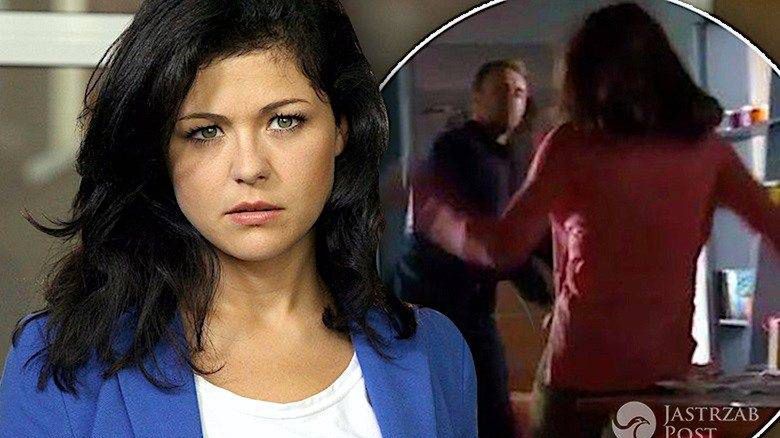 Kinga Zduńska pobita w M jak miłość