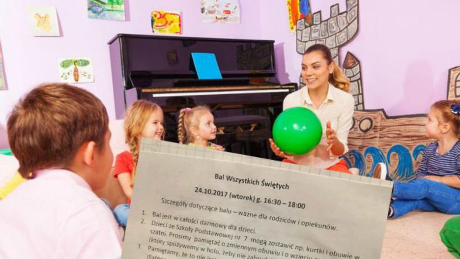 Parafie zapraszają dzieci na bal.