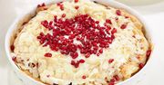 Ciasto z serkiem mascarpone i dżemem z czarnej porzeczki