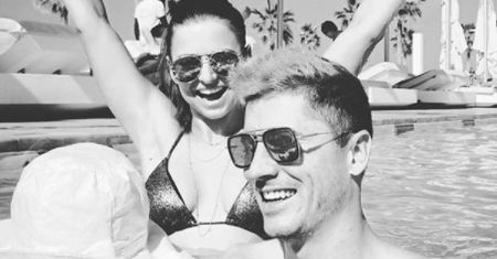 Ania i Robert Lewandowscy na wakacjach. Wzięli Klarę i pojechali do Dubaju