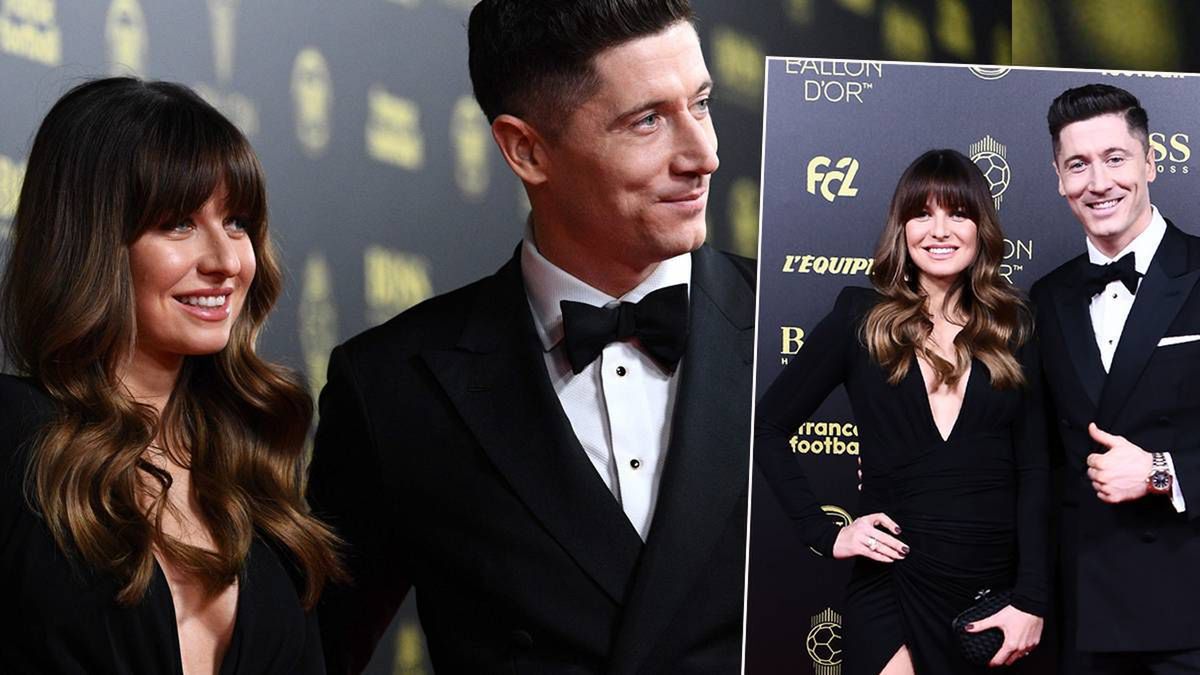 Ania i Robert Lewandowscy na gali wręczenia Złotej Piłki