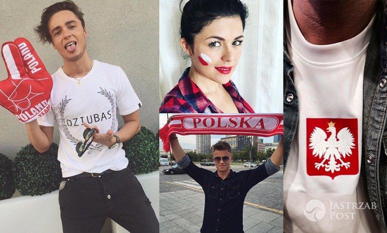 EURO 2016: Mecz Polska-Ukraina. Tak gwiazdy kibicują naszym piłkarzom