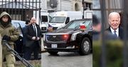 Joe Biden w Warszawie. Ulice zablokowane, wszędzie mundurowi, a środkiem mknie "Bestia". Zdjęcia paprazzi