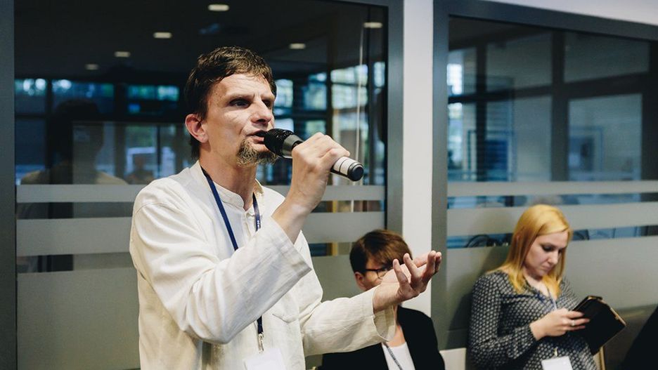 Grzegorz Jerzy Gniady na VI Oświęcimskim forum Praw Człowieka