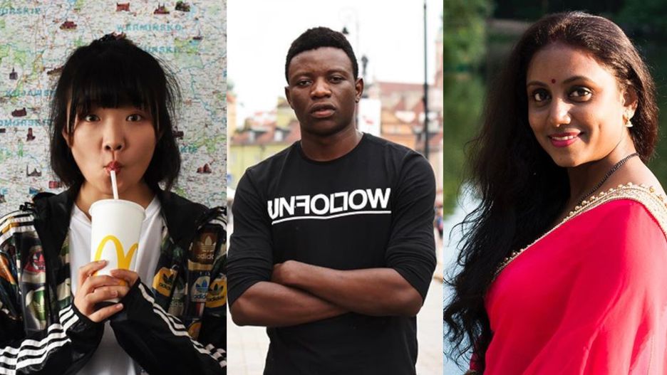 Han, Prince i Kiran - trójka z bohaterów projektu "Multicultural Warsaw"