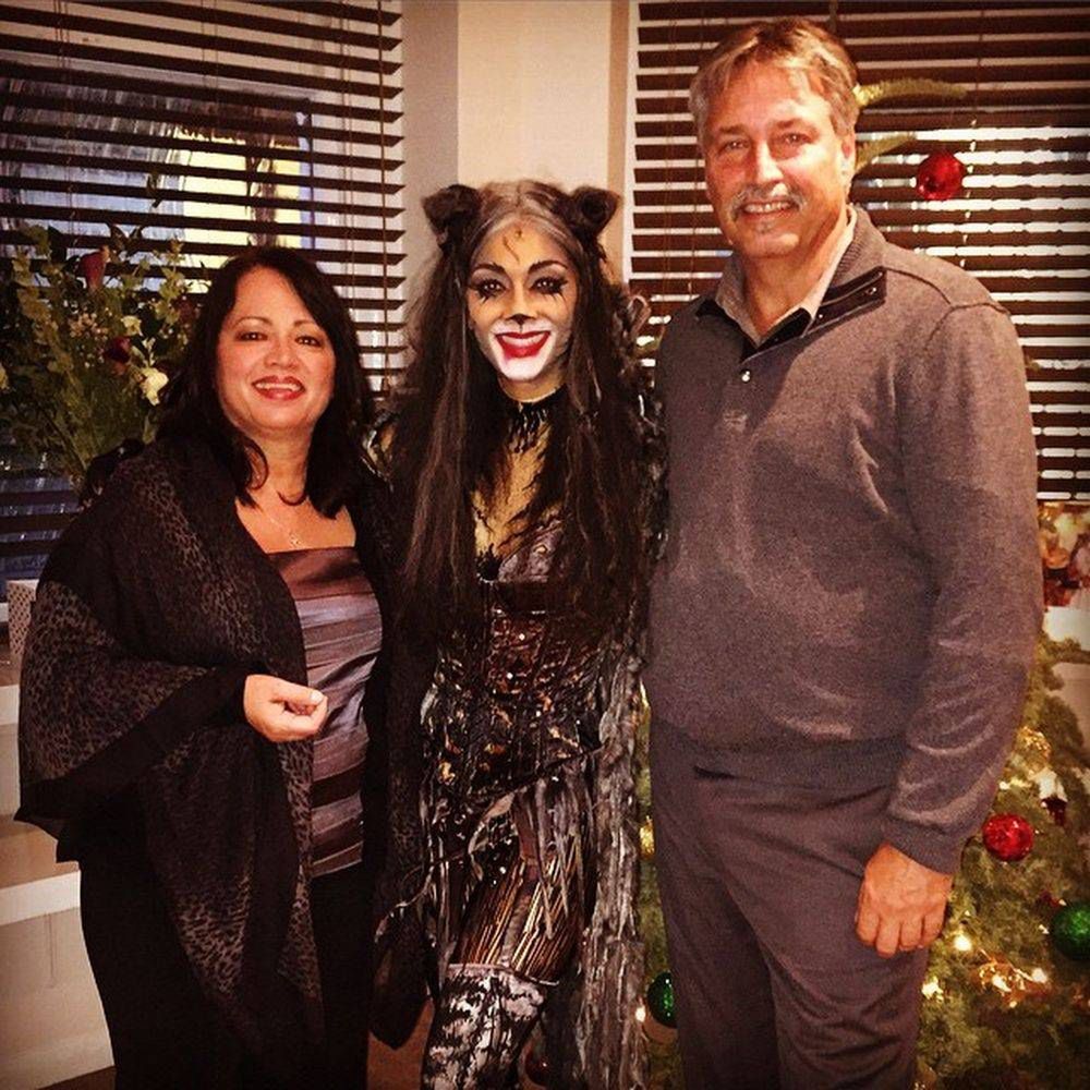 Nicole Scherzinger z rodzicami 
Fot. screen z Instagram