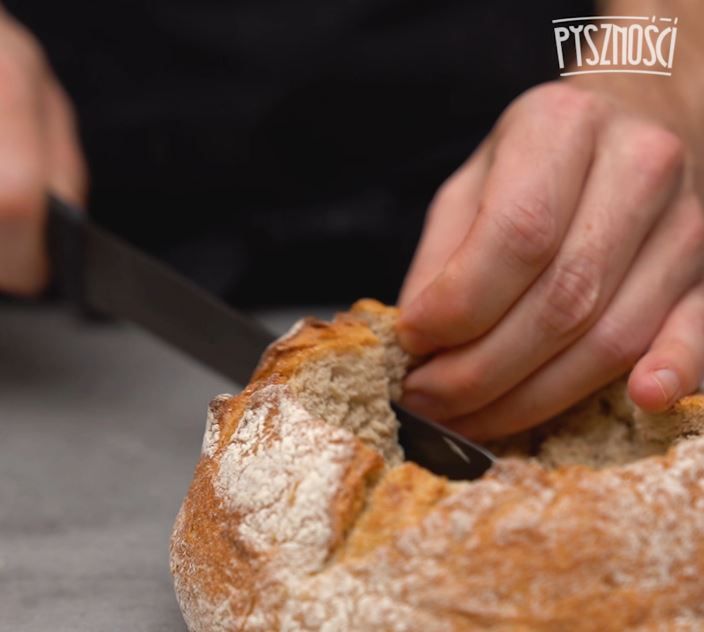 Chlebek z mozzarellą- Pyszności