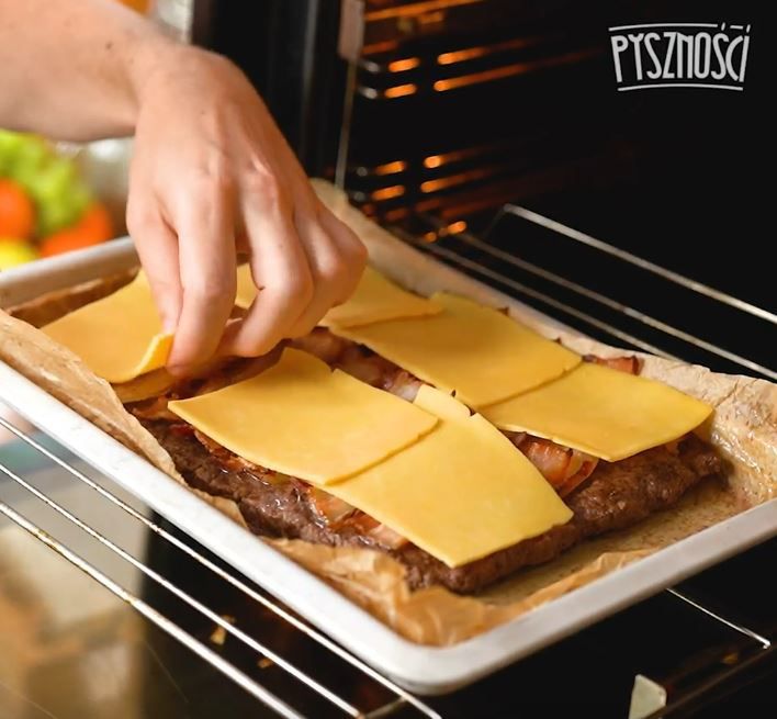 Zapiekanka hamburgerowa- Pyszności