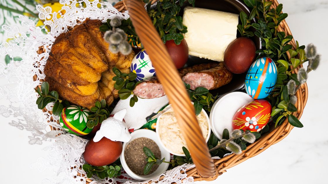 Koszyczek wielkanocny- Pyszności