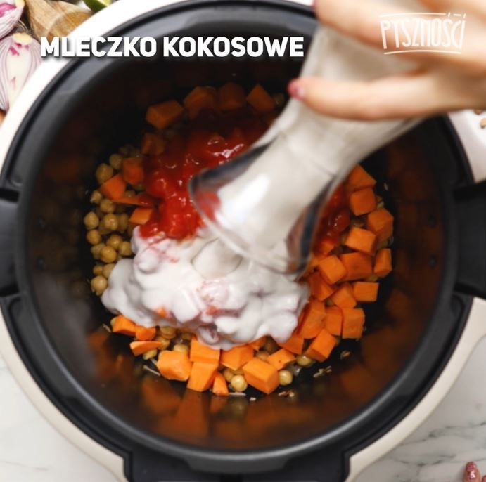Wegańskie curry z ciecierzycą- Pyszności