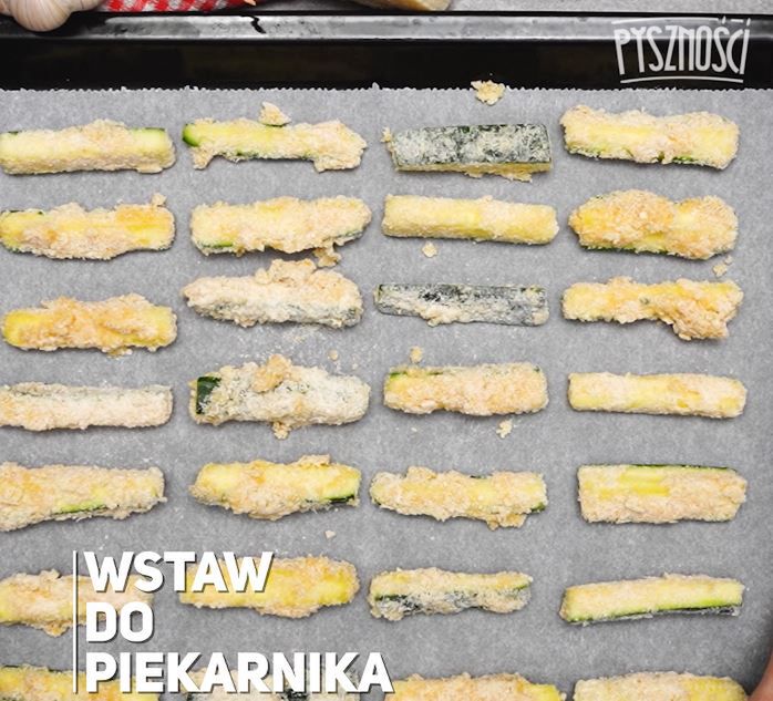 Chrupiące frytki z cukinii- Pyszności
