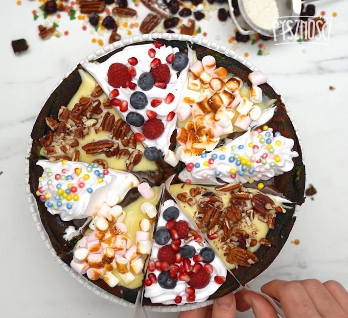 Sernik abstrakcja- Pyszności