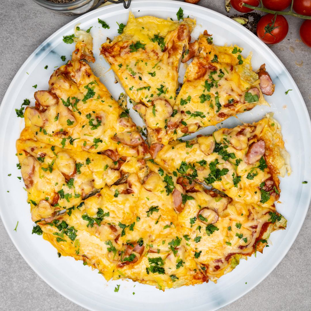 Omlet z kapustą- Pyszności