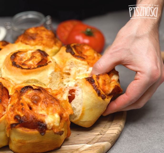 Pizzowe rollsy- Pyszności