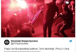 Podpalenie flagi UE nie jest karane? "Takie są przepisy Traktatu Lizbońskiego"